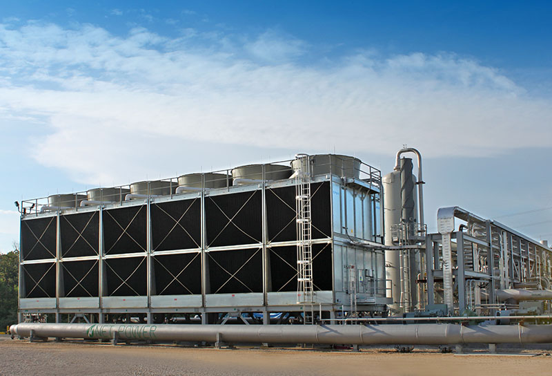 Power plant NC cooling towers Marley
